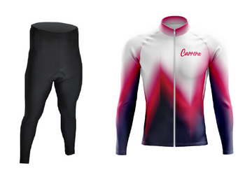 Uniforme Ciclismo Largo - Violeta Moderno